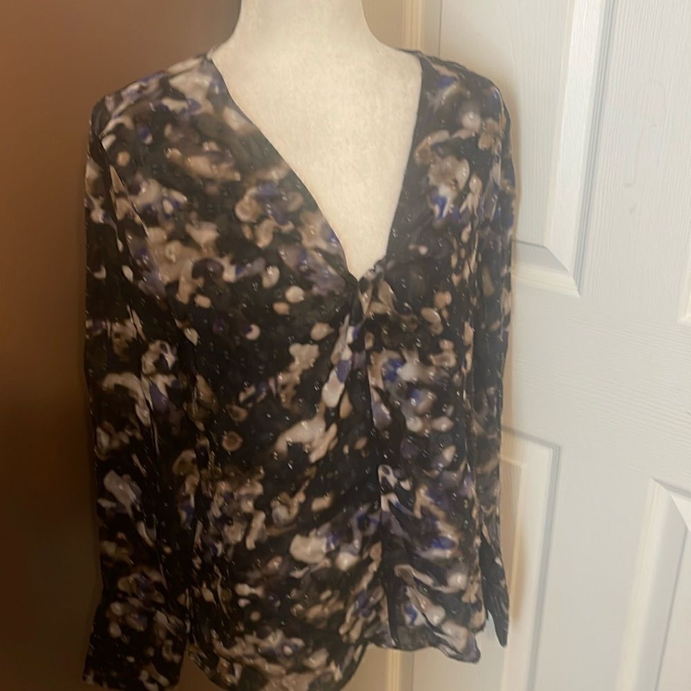 Boss Bidinta Twist Front Shirt Size 6 NWOT
